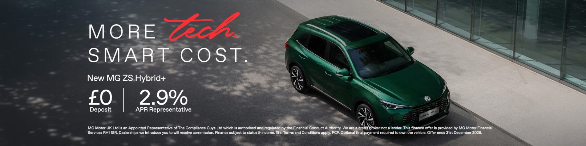 MG ZS Hybrid Q4 banner